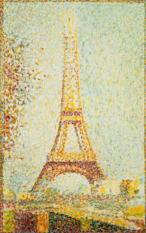 Georges Seurat The Eiffel Tower France oil painting art